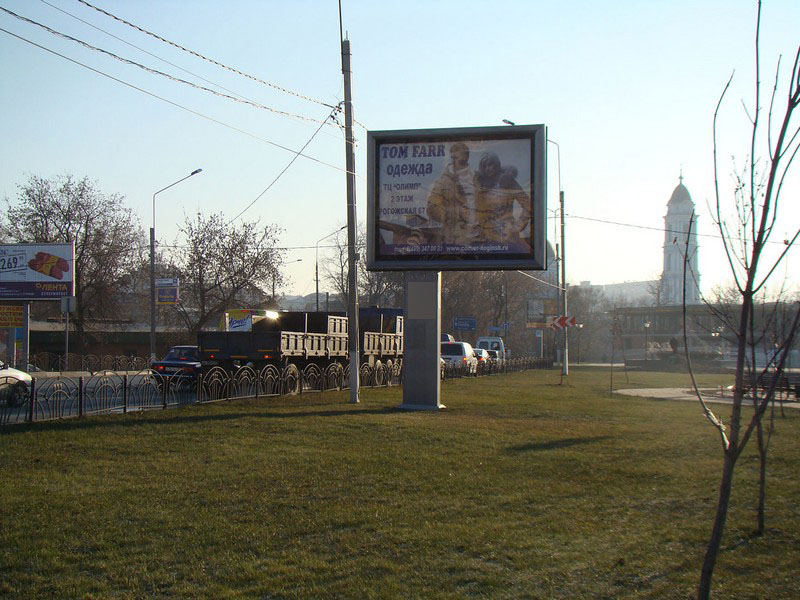 Фотография рекламного носителя, тип: Ситиборд 2.7x3.7, адрес: Декабристов ул., д.1В, Ногинск, Московская область, Россия. Сторона A1-A5 №620858