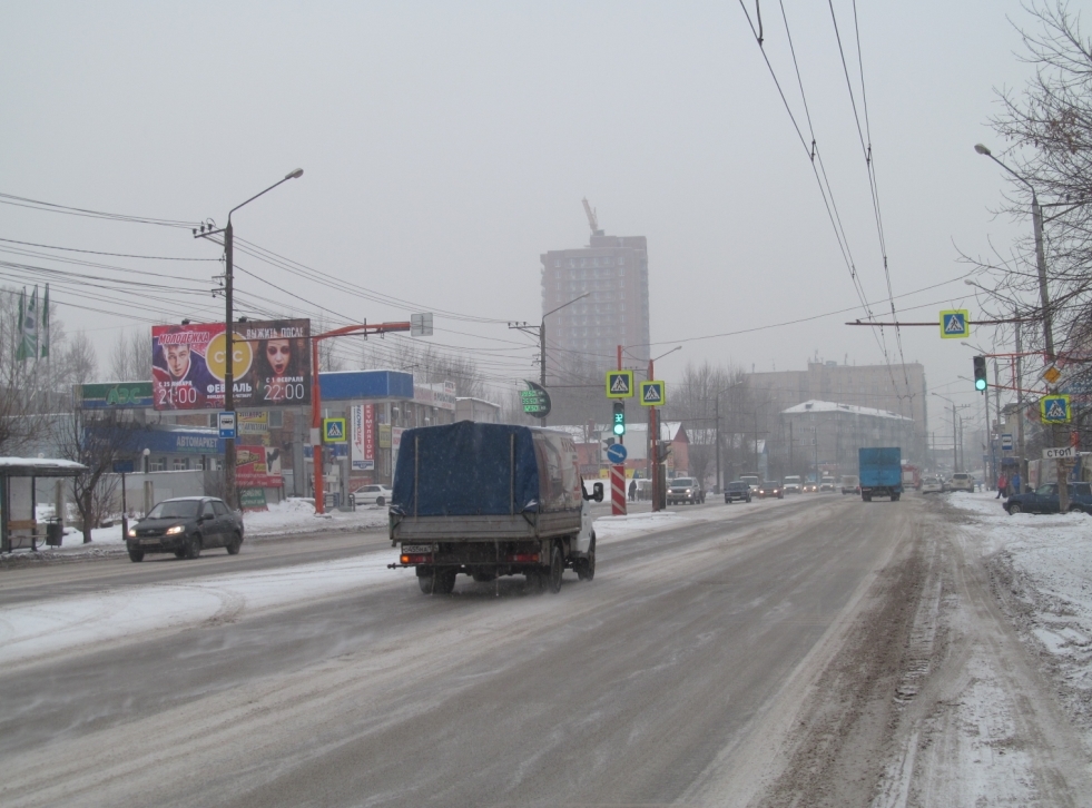 Фотография рекламного носителя, тип: Билборд 3x6, адрес: Калинина ул., д.43в, Красноярск, Красноярский край, Россия. Сторона Б №417518