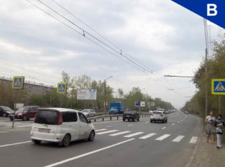 Фотография рекламного носителя, тип: Билборд 3x6, адрес: Металлургов ул., д.1г, Красноярск, Красноярский край, Россия. Сторона Б №417740