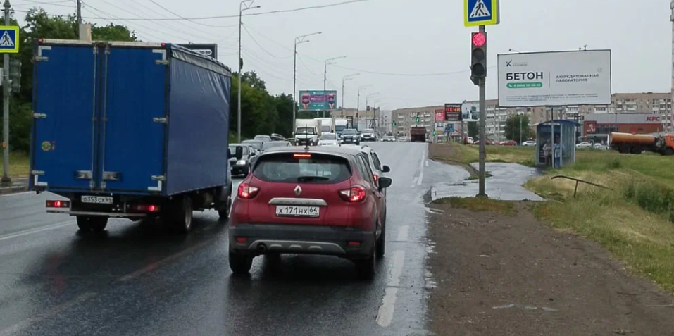 Фотография рекламного носителя, тип: Билборд 3x6, адрес: Усть-Курдюмское ш. Х Троицкая ул., Саратов, Саратовская область, Россия. Сторона А №1078188