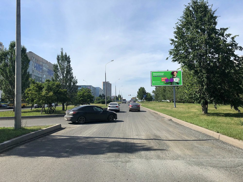 Фотография рекламного носителя, тип: Билборд 3x6, адрес: Академика Королева ул., д.23, Набережные Челны, Республика Татарстан, Россия. Сторона A №629865