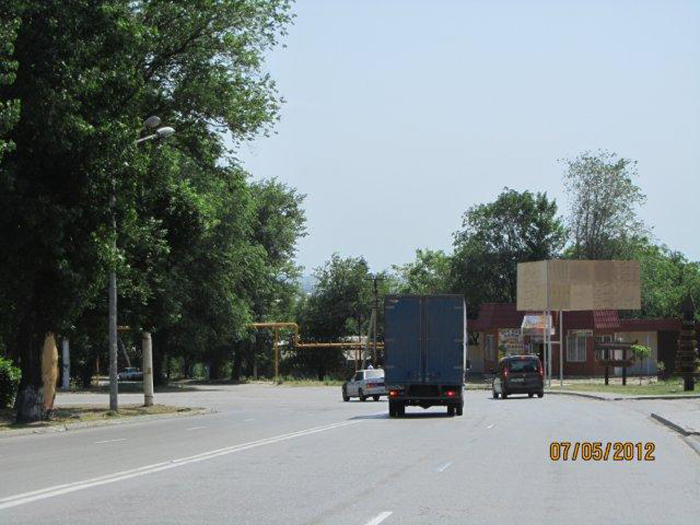 Фотография рекламного носителя, тип: Билборд 3x6, адрес: Дачная ул. Х Громова ул., Шахты, Ростовская область, Россия. Сторона А1 №473395