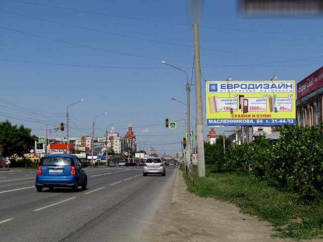 Фотография рекламного носителя, тип: Билборд 3x6, адрес: Маршала Жукова ул., д.74, корп.2, Омск, Омская область, Россия. Сторона А №616861