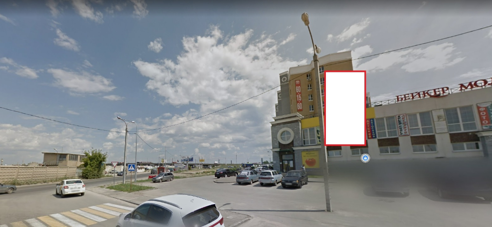 Фотография рекламного носителя, тип: Панель-кронштейн, адрес: Шекснинская ул., ТЦ Бейкер Молл, Волгоград, Волгоградская область, Россия. Сторона А №1097205