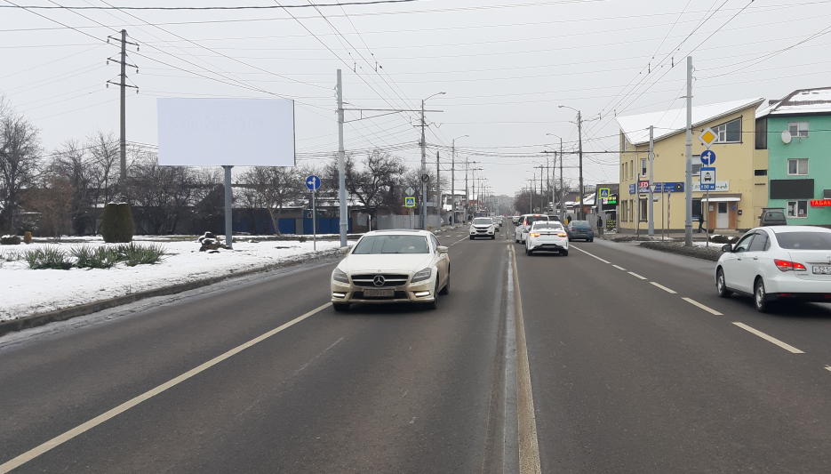 Фотография рекламного носителя, тип: Билборд 3x6, адрес: Сормовская ул., д.34 Х Дежнева ул., Краснодар, Краснодарский край, Россия. Сторона Б №1020792