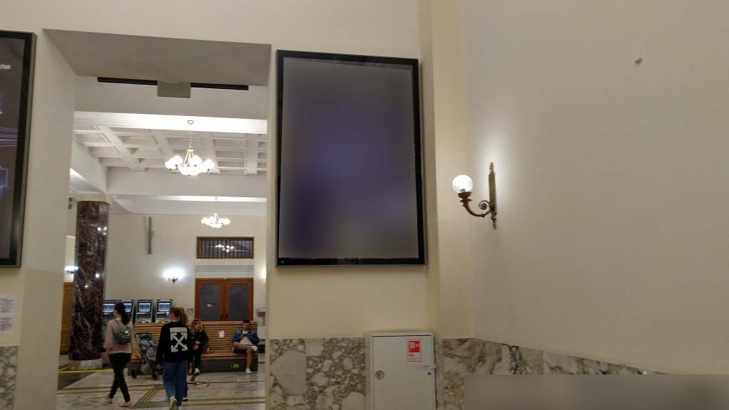 Фотография рекламного носителя, тип: Постер/баннер, адрес: ЖД вокзал «Сочи», Горького ул., д.56, Сочи, Краснодарский край, Россия. Сторона/вариант А №991284