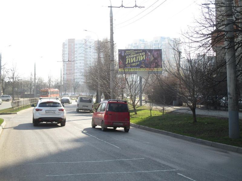 Фотография рекламного носителя, тип: Билборд 3x6, адрес: Сормовская ул., д.181, Краснодар, Краснодарский край, Россия. Сторона А №323460