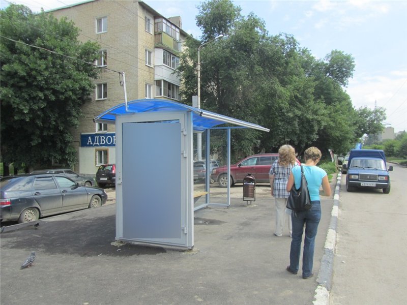 Фотография рекламного носителя, тип: Остановка 1.8x1.2, адрес: Ипподромная ул., ост. ОП №4, Саратов, Саратовская область, Россия. Сторона Б №585914