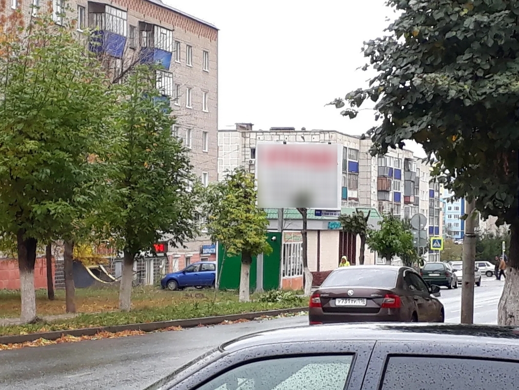 Фотография рекламного носителя, тип: Билборд 3x4, адрес: Куйбышева ул., д.35в, Лениногорск, Республика Татарстан, Россия. Сторона B №847738