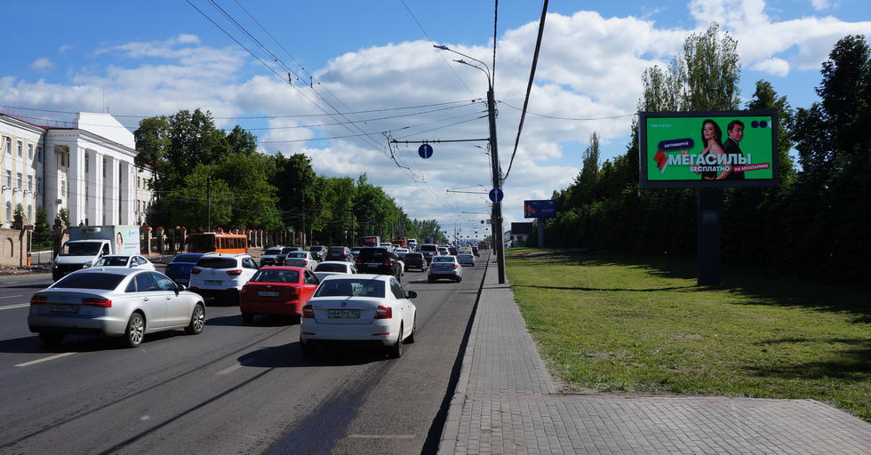 Фотография рекламного носителя, тип: Билборд 3x6, адрес: Гагарина пр-т., бассейн "Дельфин", Нижний Новгород, Нижегородская область, Россия. Сторона A1-A10 №768934