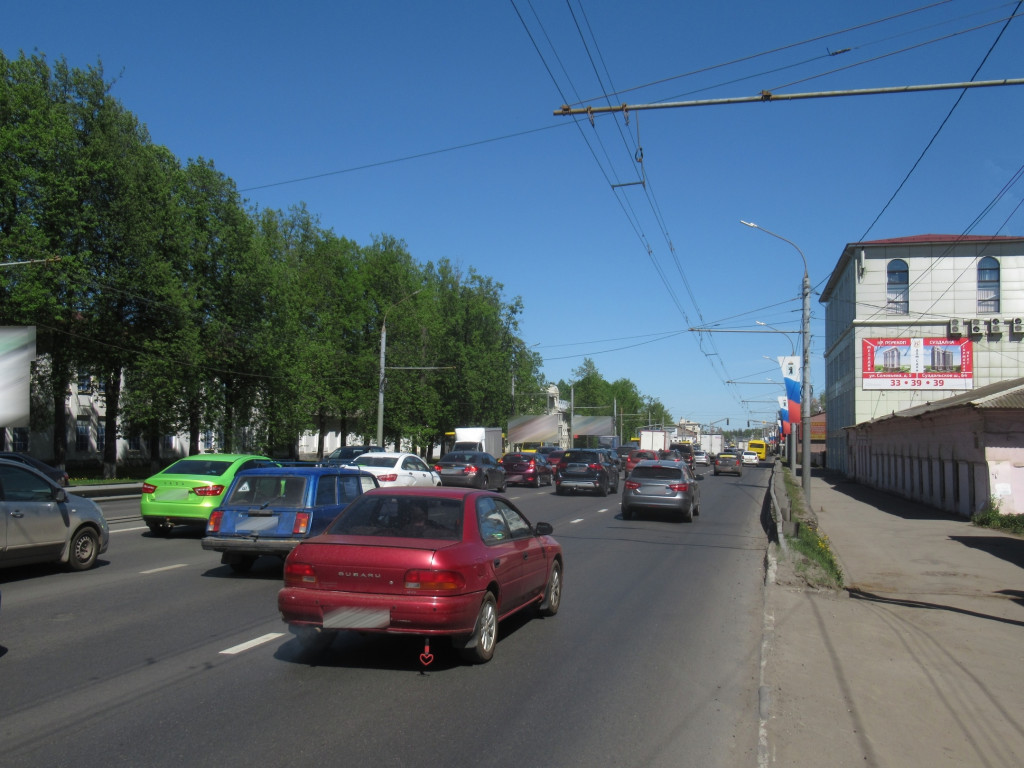 Фотография рекламного носителя, тип: Брандмауэр, адрес: Московский пр-т., д.53, Ярославль, Ярославская область, Россия. Сторона A №633760