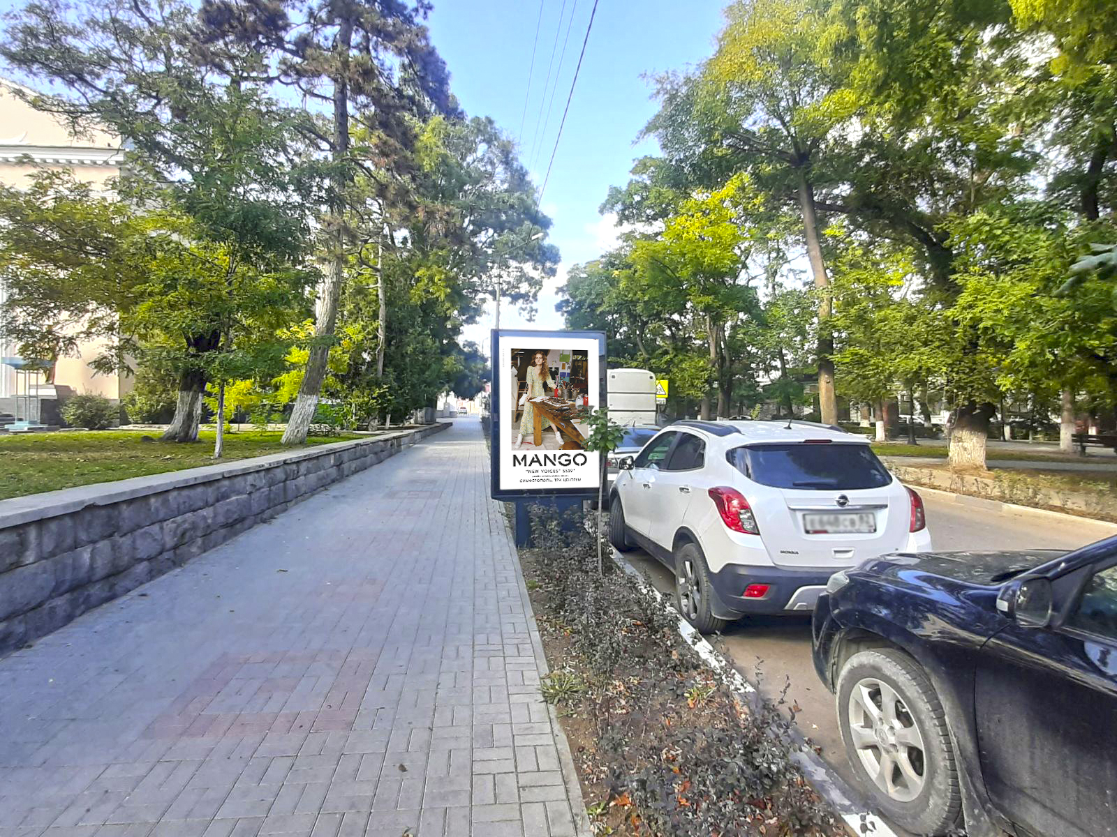 Фотография рекламного носителя, тип: Ситиформат 1.8x1.2, адрес: Куйбышева ул., д.21, Феодосия, Республика Крым, Россия. Сторона B №958395