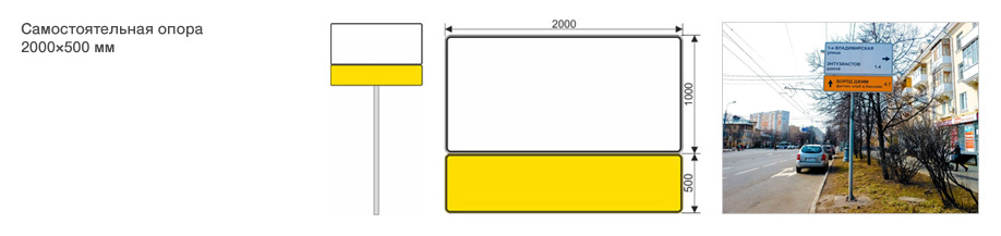 Дорожный указатель – тип самостоятельная опора