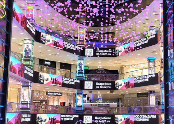 Индор реклама в торговом центре