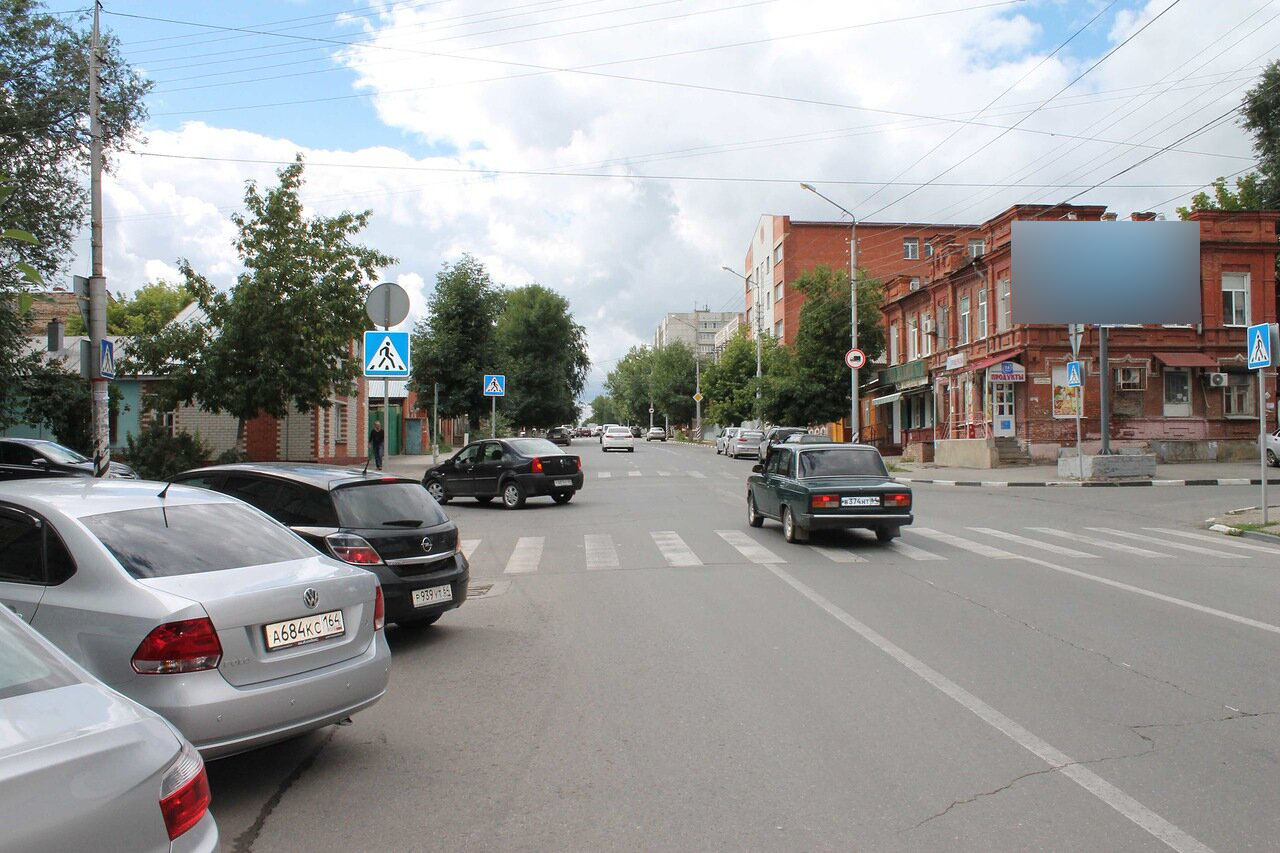 Фотография рекламного носителя, тип: Билборд 3x6, адрес: Вольская ул. Х Зарубина ул, Саратов, Саратовская область, Россия. Сторона А №717954
