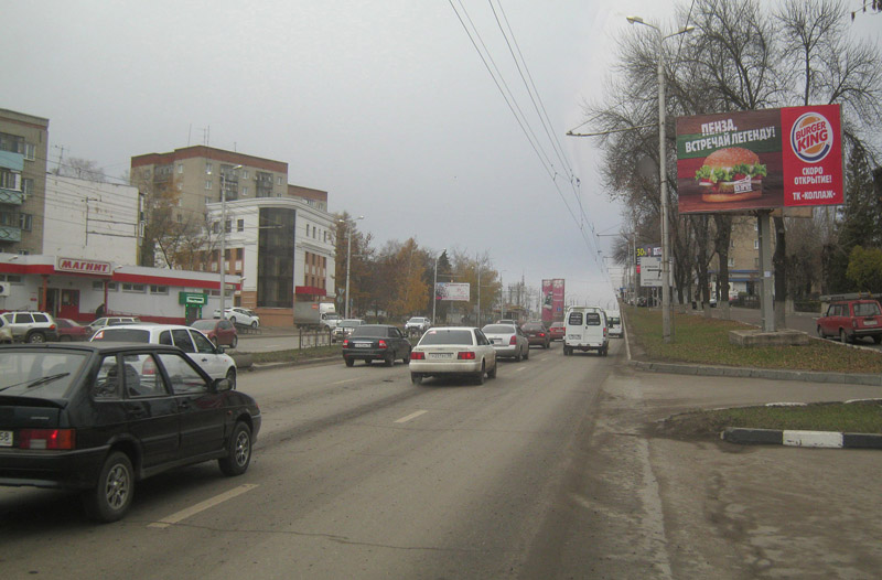 Фотография рекламного носителя, тип: Билборд 3x6, адрес: Победы пр-т., д.25, Пенза, Пензенская область, Россия. Сторона А №755399