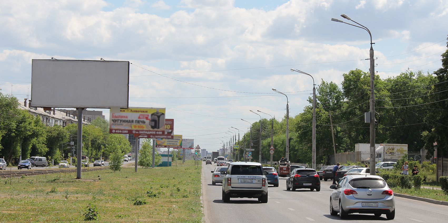 Фотография рекламного носителя, тип: Билборд 3x6, адрес: Советская ул., д.147, Магнитогорск, Челябинская область, Россия. Сторона А2 №1052319