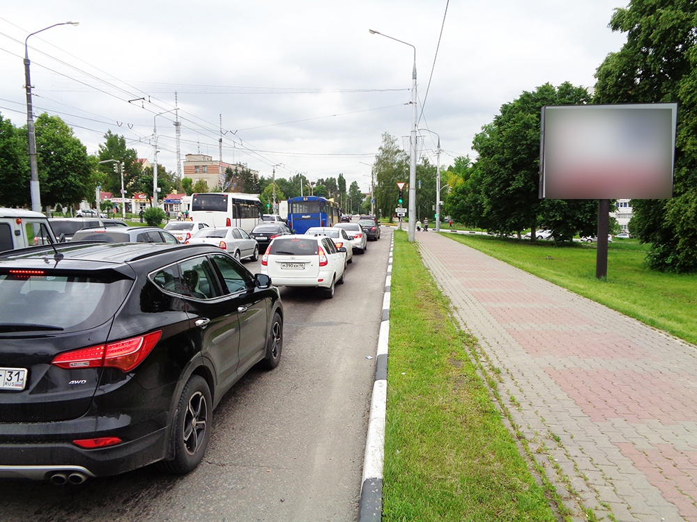 Фотография рекламного носителя, тип: Ситиборд 2.7x3.7, адрес: Костюкова ул. Х Ватутина пр-т., Белгород, Белгородская область, Россия. Сторона А1-А10 №566584
