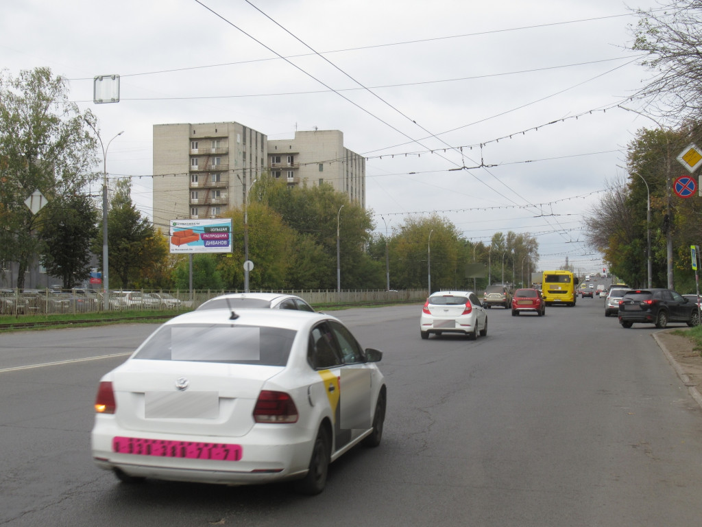 Фотография рекламного носителя, тип: Билборд 3x6, адрес: Октября пр-т. Х Чкалова ул., д.2, Ярославль, Ярославская область, Россия. Сторона Б №486103