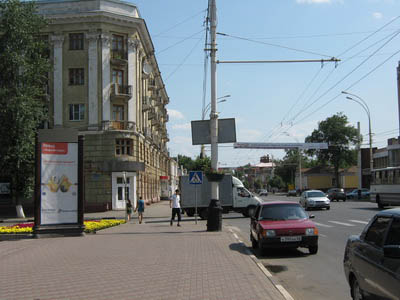 Фотография рекламного носителя, тип: Пиллар 3x1.4, адрес: Советская ул., д.85/12, Тамбов, Тамбовская область, Россия. Сторона Б1 №537790