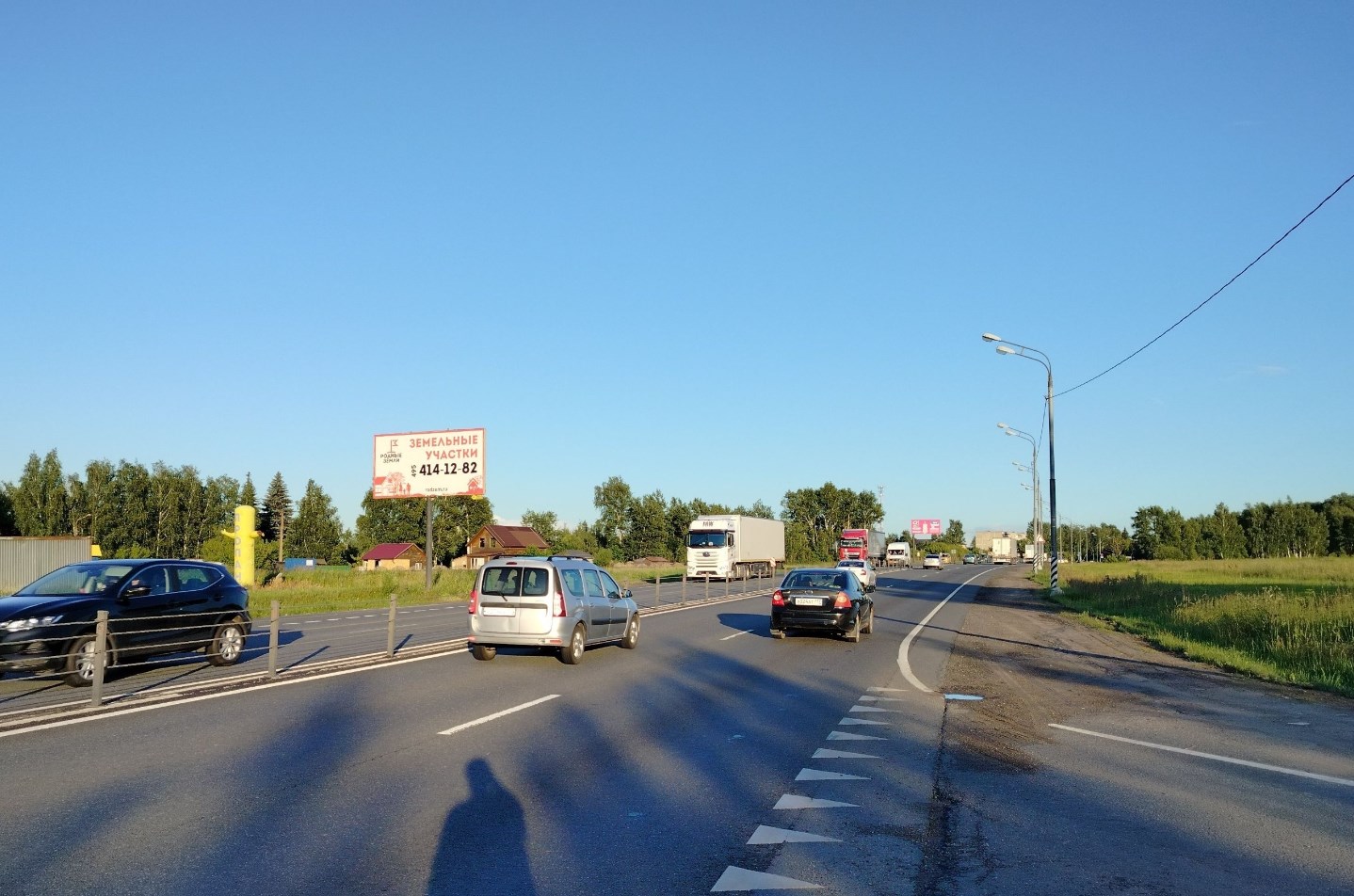 Фотография рекламного носителя, тип: Билборд 3x6, адрес: Новорязанское ш., 54 400м, Раменское, Московская область, Россия. Сторона Б №993068