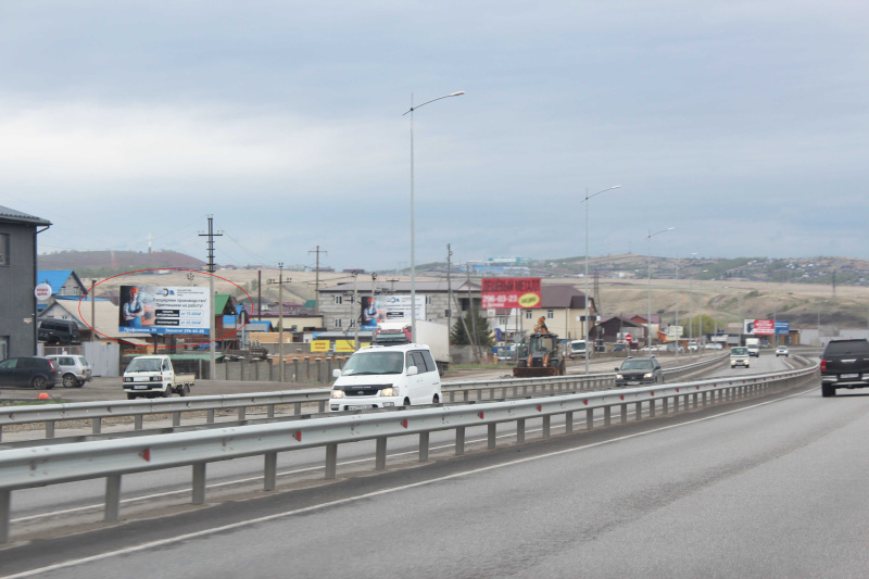 Фотография рекламного носителя, тип: Билборд 3x6, адрес: Калинина ул., Мясокомбинат, поз.2, Красноярск, Красноярский край, Россия. Сторона Б №588653