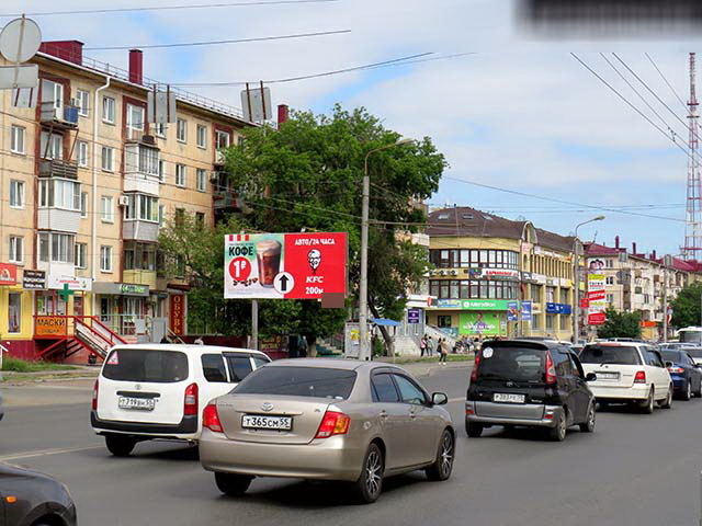 Фотография рекламного носителя, тип: Билборд 3x6, адрес: Мира пр-т., д.26, ост. Медицинская академия, Омск, Омская область, Россия. Сторона Б №820466