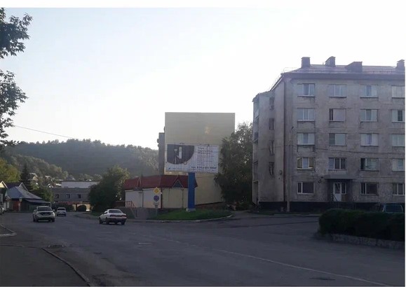 Фотография рекламного носителя, тип: Билборд 3x6, адрес: Чорос-Гуркина ул., д.58/1, Горно-Алтайск, Республика Алтай, Россия. Сторона A1-А3 №1047146