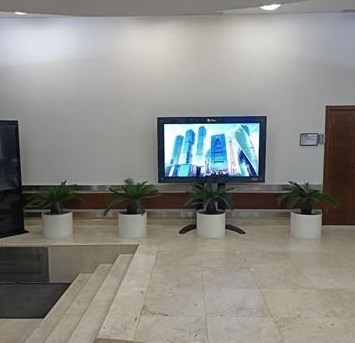 Фотография рекламного носителя, тип: Видеоэкран, адрес: Бизнес-центр «Чайка плаза-4», Щепкина ул., д.42, стр.2а, Москва, Россия. Сторона/вариант A1-A10 №1079190