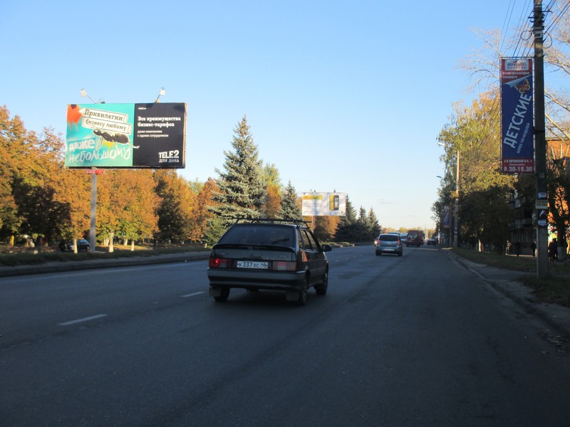 Фотография рекламного носителя, тип: Билборд 3x6, адрес: Союзная ул., д.49, Курск, Курская область, Россия. Сторона В №588145