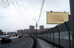 Фотография рекламного носителя, тип: Билборд 3x6, адрес: Ястынская ул. Х Комсомольский ул., Красноярск, Красноярский край, Россия. Сторона А №418013