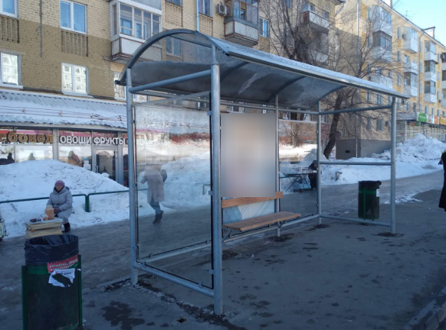 Фотография рекламного носителя, тип: Остановка 1.8x1.2, адрес: Стара-Загора ул., д. 135 Х Ново-Вокзальная ул., Самара, Самарская область, Россия. Сторона В2 №1080927