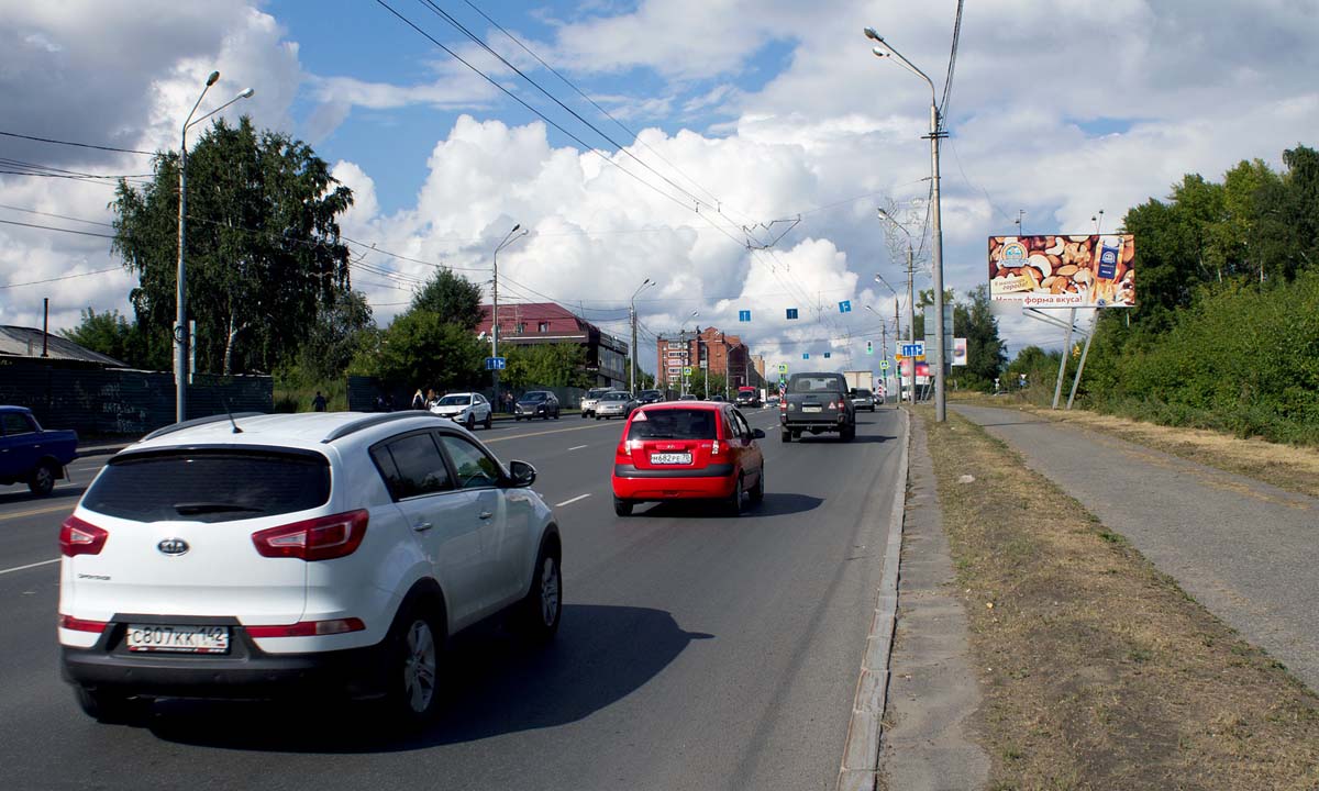 Фотография рекламного носителя, тип: Билборд 3x6, адрес: Комсомольский пр-т., гора, поз.11, Томск, Томская область, Россия. Сторона A №839798