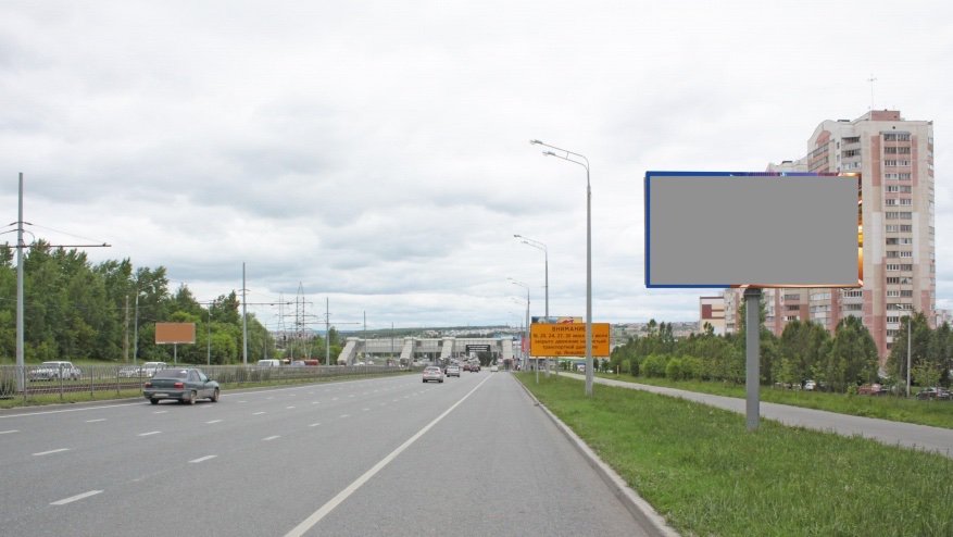 Фотография рекламного носителя, тип: Билборд 3x6, адрес: Проспект Победы ул., д.178а, Казань, Республика Татарстан, Россия. Сторона A1-А10 №679119