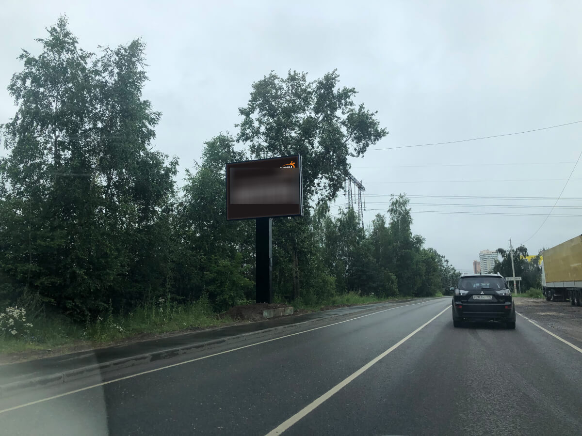 Фотография рекламного носителя, тип: Ситиборд 2.7x3.7, адрес: Центральный пр-т., около ГСПК “Бор”, поз.2, Ивантеевка, Московская область, Россия. Сторона B №847893