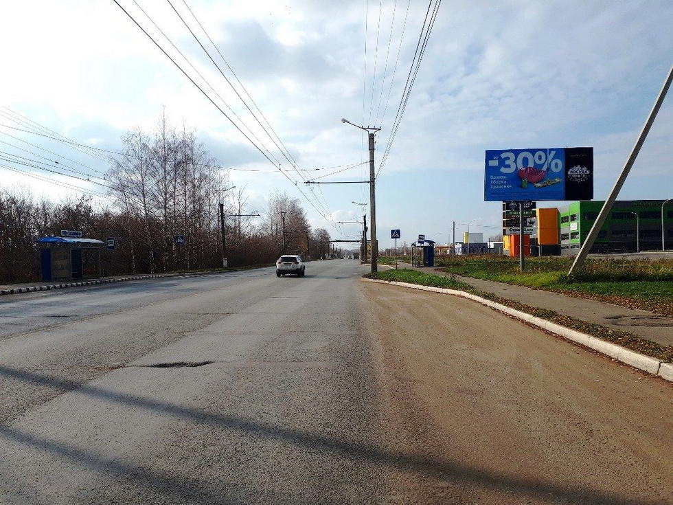 Фотография рекламного носителя, тип: Билборд 3x6, адрес: ул. Лодыгина, д.11, Саранск, Республика Мордовия, Россия. Сторона А №1028431