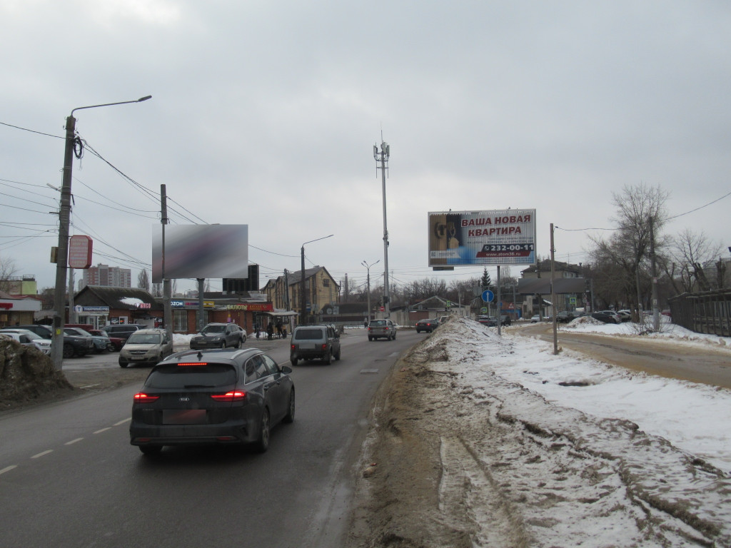 Фотография рекламного носителя, тип: Билборд 3x6, адрес: Краснознаменная ул., д.70, Воронеж, Воронежская область, Россия. Сторона А1-А3 №559320