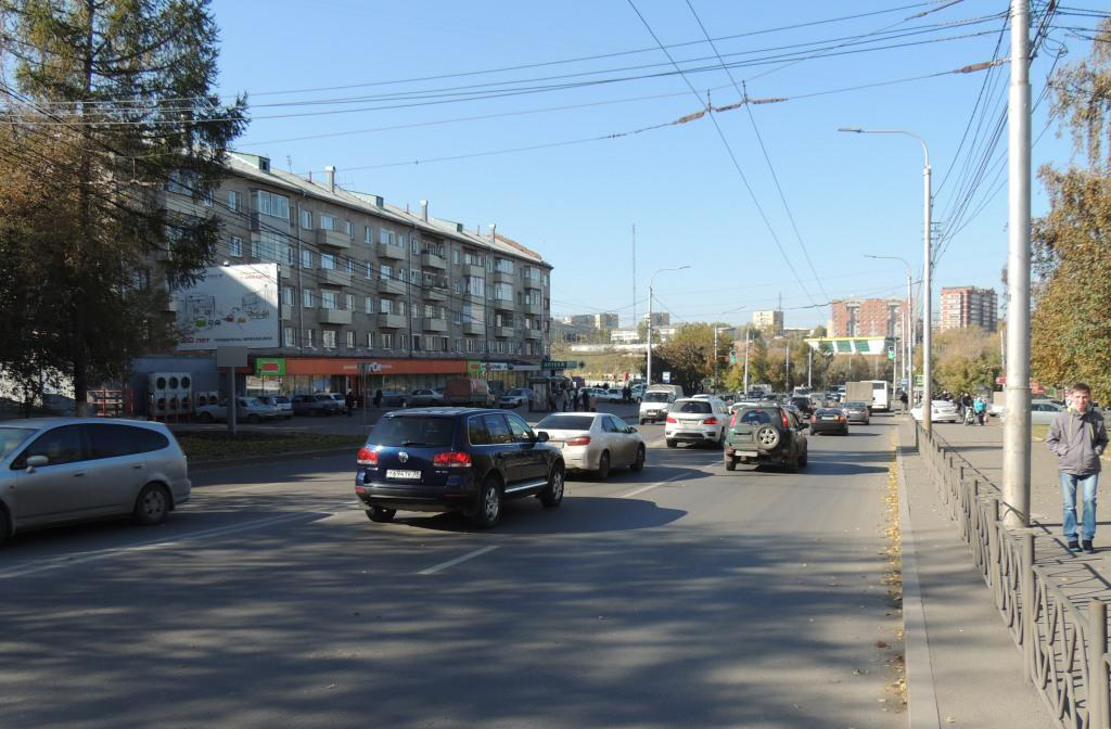 Фотография рекламного носителя, тип: Билборд 3x4, адрес: Высотная ул., д.25, Красноярск, Красноярский край, Россия. Сторона В №544202