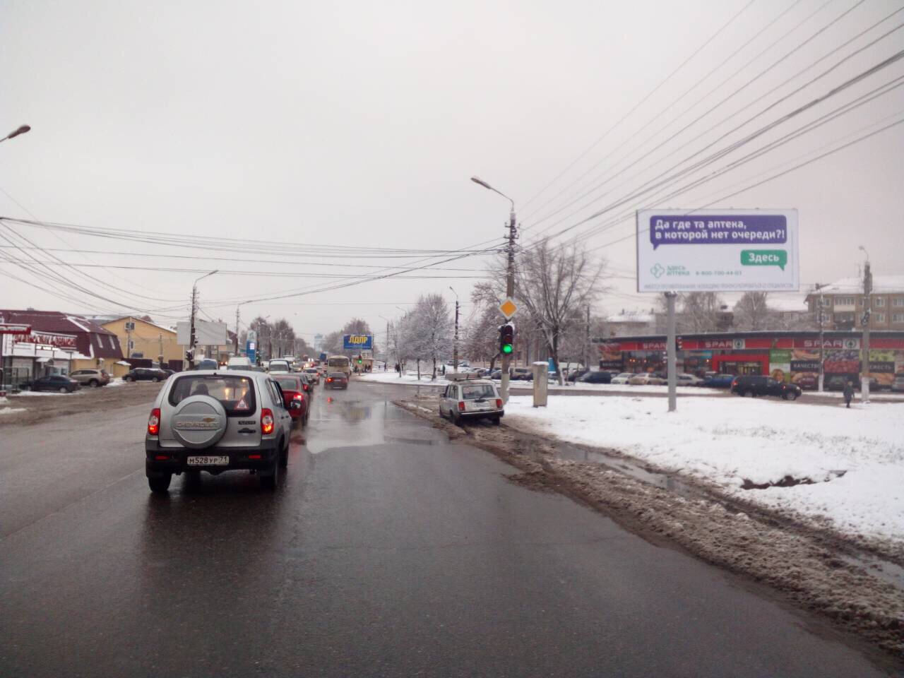 Фотография рекламного носителя, тип: Билборд 3x6, адрес: Одоевское ш., д.96 Х Тихмянова ул., Тула, Тульская область, Россия. Сторона А №639859