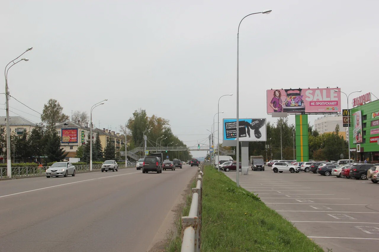 Фотография рекламного носителя, тип: Суперсайт 5x15, адрес: Ленина пл., Кстово, Нижегородская область, Россия. Сторона А №811416