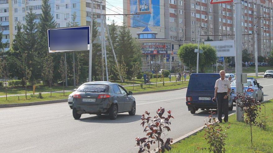 Фотография рекламного носителя, тип: Билборд 3x6, адрес: Ленина ул. Х Зифы Балакиной ул., Альметьевск, Республика Татарстан, Россия. Сторона B №835483