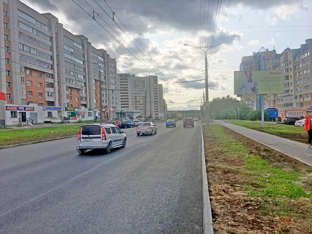 Фотография рекламного носителя, тип: Билборд 3x6, адрес: М. Горького пр-т., д.38/2, Чебоксары, Республика Чувашия, Россия. Сторона A №790884