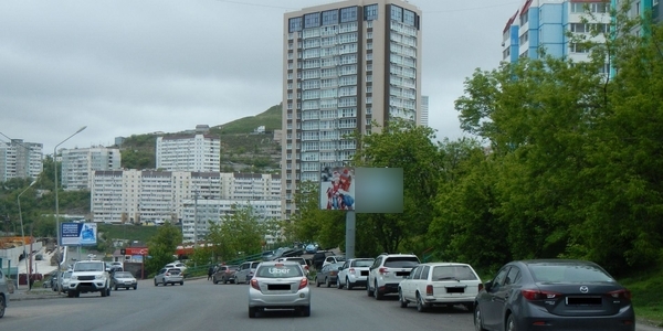 Фотография рекламного носителя, тип: Билборд 3x6, адрес: Шилкинская ул., д.3, Владивосток, Приморский край, Россия. Сторона А №748051