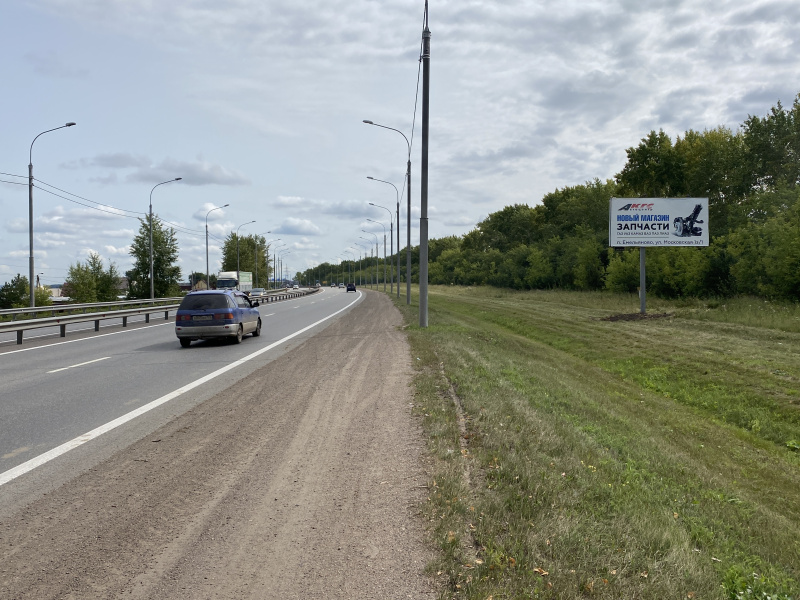 Фотография рекламного носителя, тип: Билборд 3x6, адрес: М53 фед. а/д., 750м до поста ДПС, Красноярск, Красноярский край, Россия. Сторона A №984357