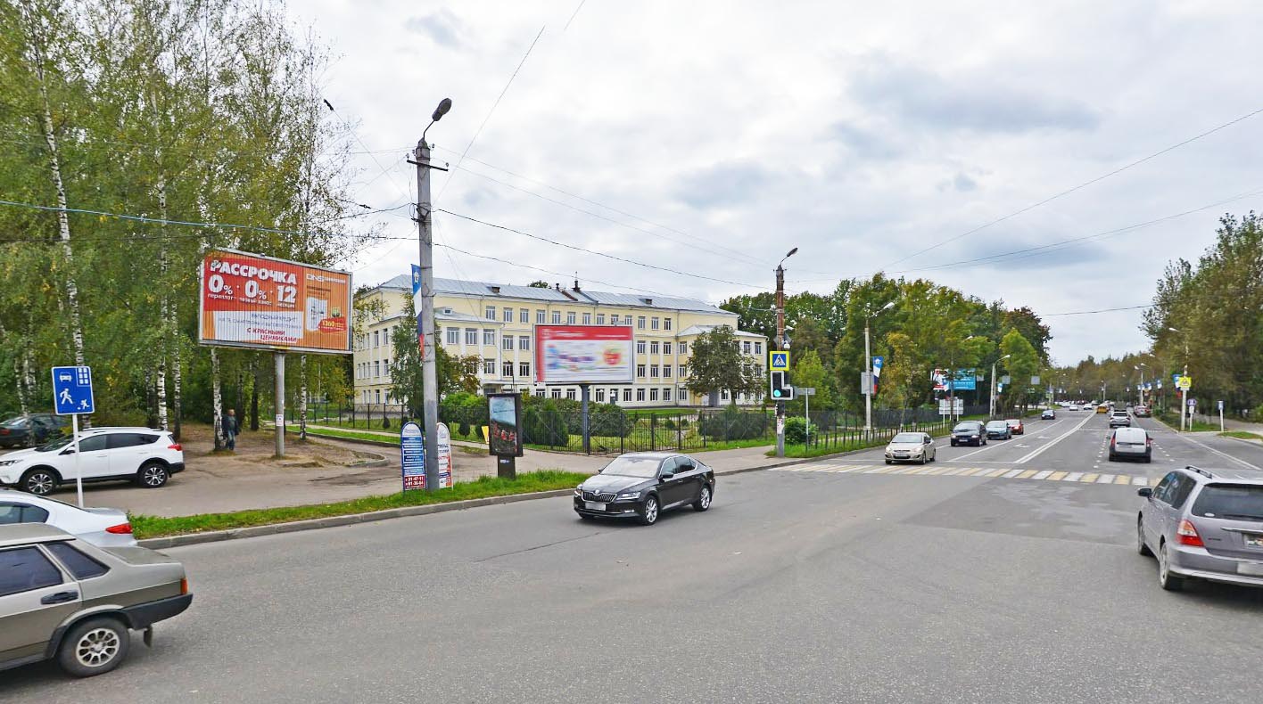 Фотография рекламного носителя, тип: Билборд 3x6, адрес: Николаева ул., д.47, Смоленск, Смоленская область, Россия. Сторона A1-A3 №383327