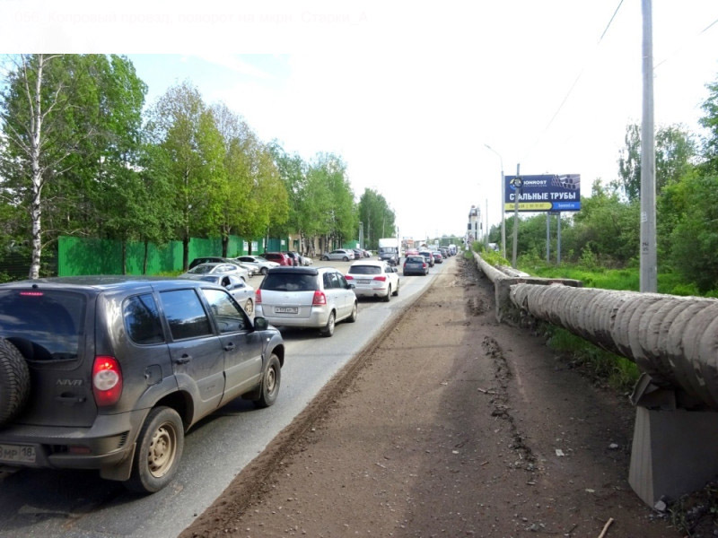 Фотография рекламного носителя, тип: Билборд 3x6, адрес: Копровый пр-зд., поворот на Старки мкрн., Ижевск, Республика Удмуртия, Россия. Сторона A №946111