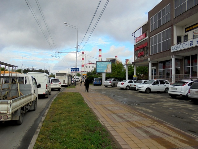 Фотография рекламного носителя, тип: Ситиборд 2.7x3.7, адрес: Трамвайная ул. Х Мачуги ул., Краснодар, Краснодарский край, Россия. Сторона А1-А5 №358763