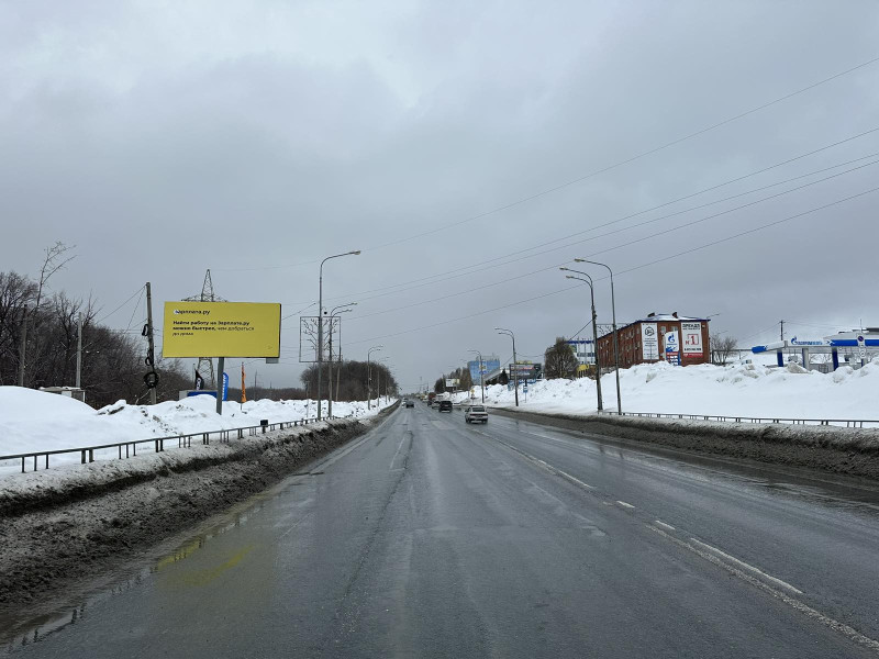 Фотография рекламного носителя, тип: Билборд 3x6, адрес: Демократическая ул., д.36 Х Ташкентская ул., Самара, Самарская область, Россия. Сторона Б №336760