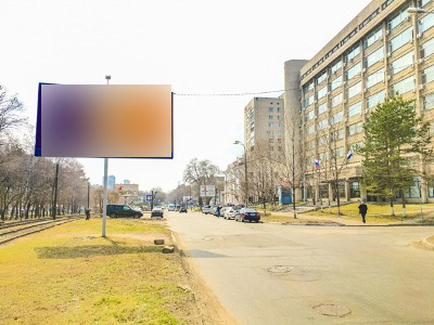 Фотография рекламного носителя, тип: Билборд 3x6, адрес: Амурский б-р., д.43, Хабаровск, Хабаровский край, Россия. Сторона А №665321