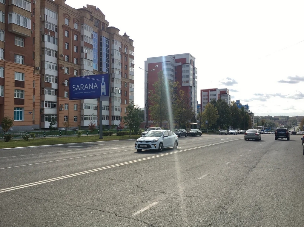 Фотография рекламного носителя, тип: Билборд 3x6, адрес: Ботевградская ул. Х Коммунистическая ул., район МЖК, Саранск, Республика Мордовия, Россия. Сторона B №855091